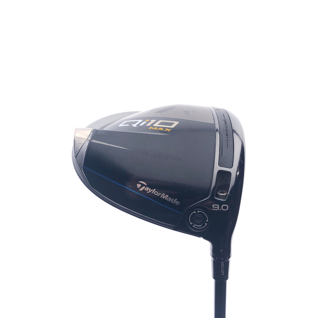Used TaylorMade Qi10 Max Driver / 9.0 Degrees / Stiff Flex