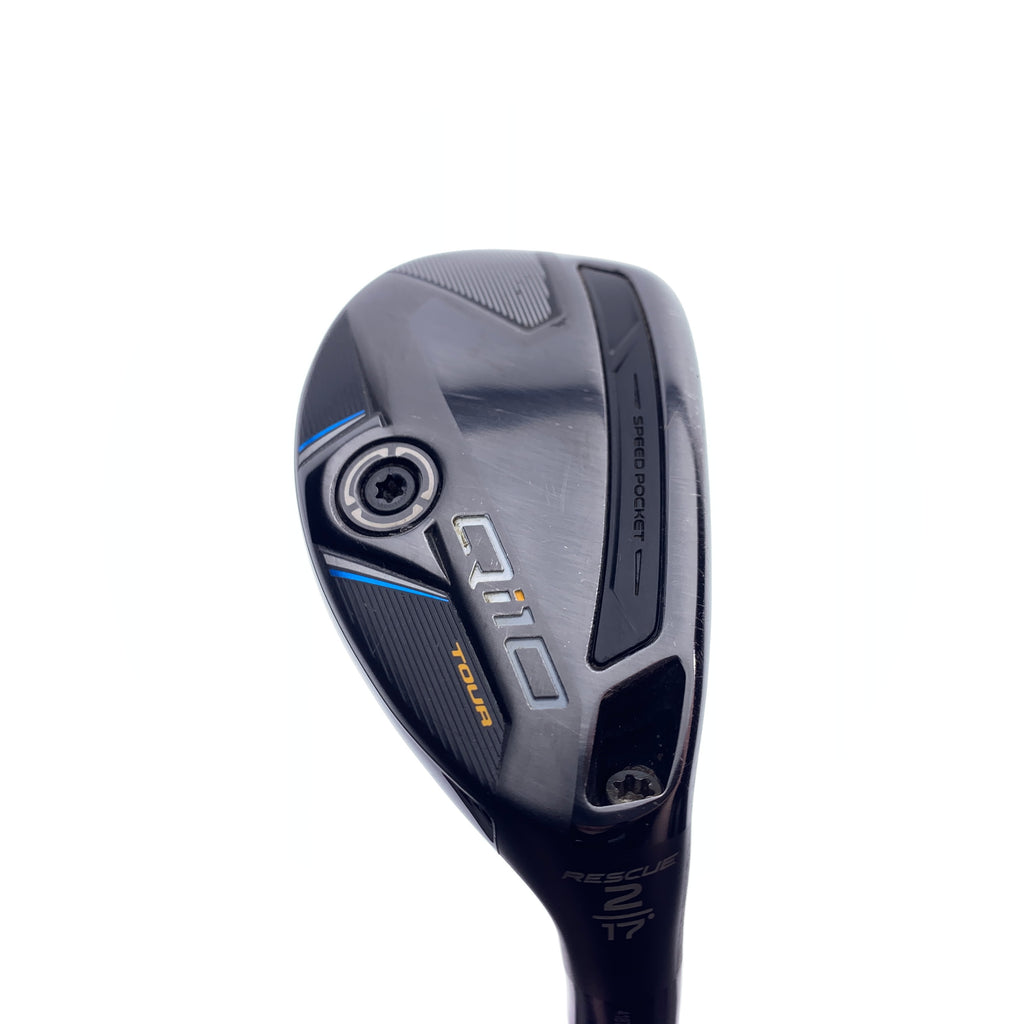 Used TaylorMade Qi10 Tour 2 Hybrid / 17 Degrees / X-Stiff Flex
