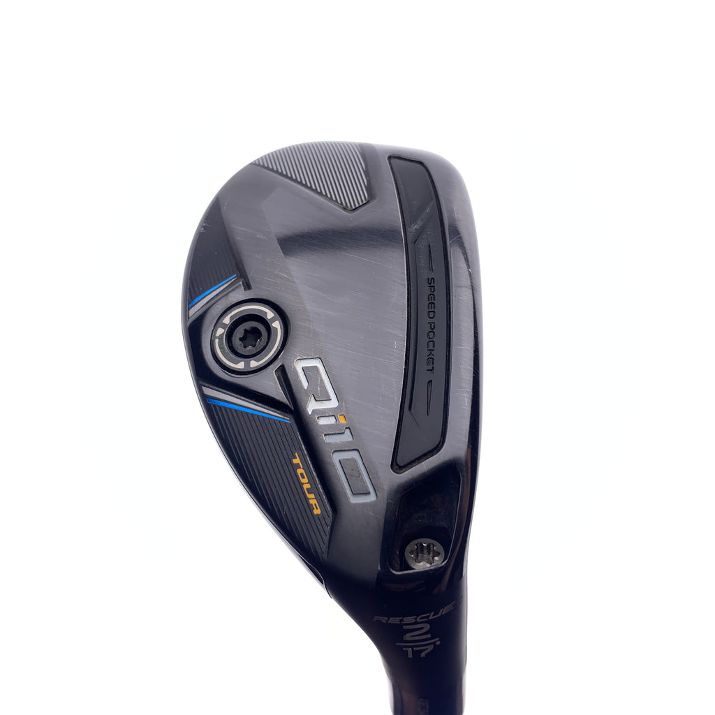 Used TaylorMade Qi10 Tour 2 Hybrid / 17.0 Degrees / Stiff Flex