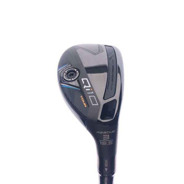 Used TaylorMade Qi10 Tour 3 Hybrid / 19 Degrees / Stiff Flex