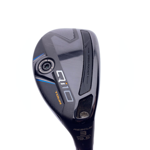 Used TaylorMade Qi10 Tour 3 Hybrid / 19 Degrees / Stiff Flex