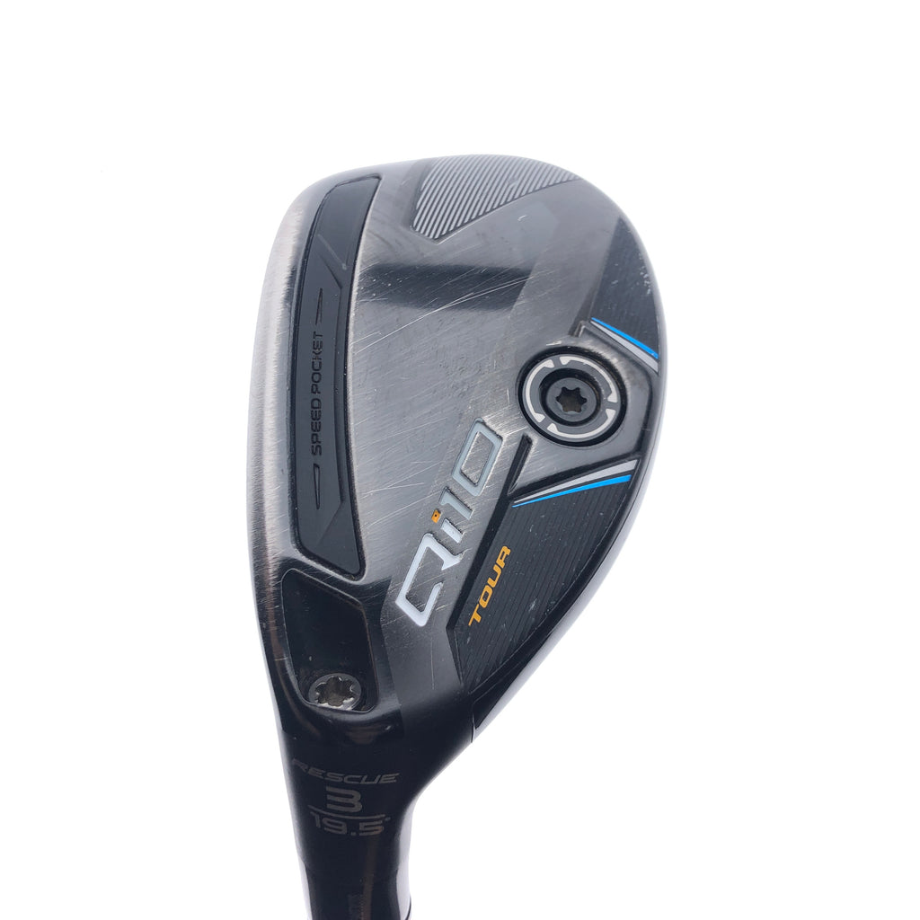 Used TaylorMade Qi10 Tour 3 Hybrid / 19.5 Degrees / Stiff Flex / Left-Handed