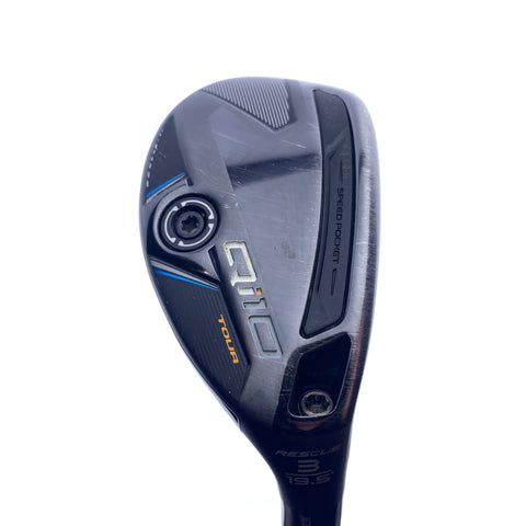 Used TaylorMade Qi10 Tour 3 Hybrid / 19.5 Degrees / Stiff Flex