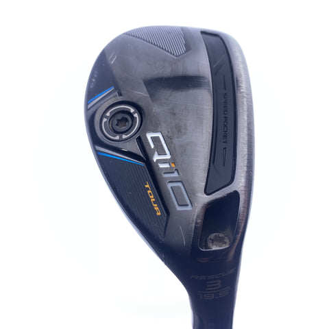 Used TaylorMade Qi10 Tour 3 Hybrid / 19.5 Degrees / Stiff Flex