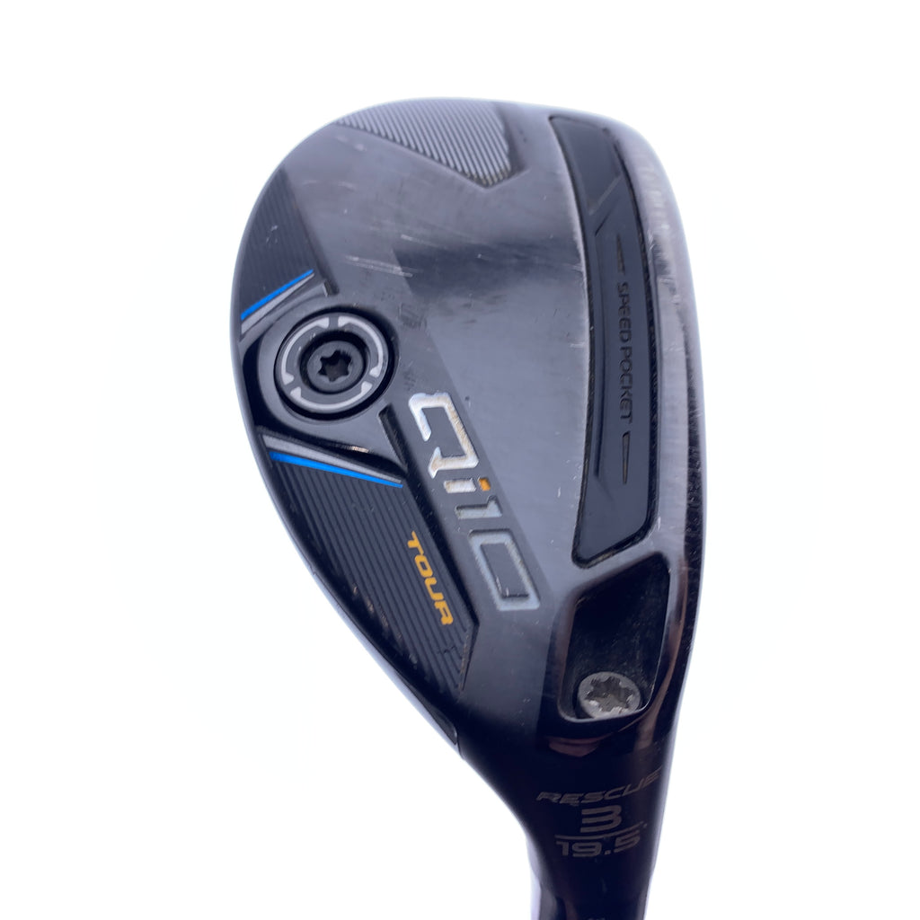 Used TaylorMade Qi10 Tour 3 Hybrid / 19.5 Degrees / X-Stiff Flex