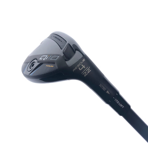 Used TaylorMade Qi10 Tour 4 Hybrid / 22 Degrees / Stiff Flex