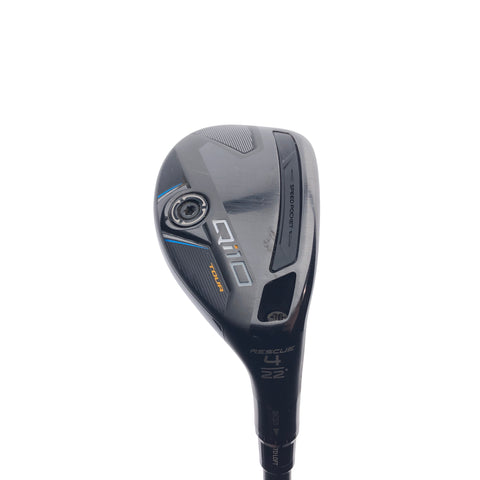 Used TaylorMade Qi10 Tour 4 Hybrid / 22 Degrees / Stiff Flex