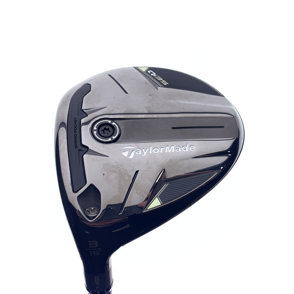 Used TaylorMade Qi35 3 Fairway Wood / 15 Degrees / Regular Flex / Left-Handed