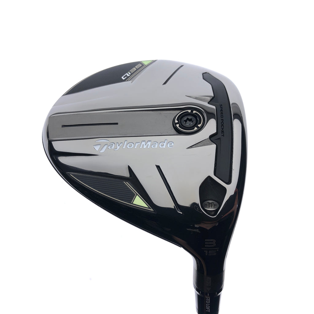 Used TaylorMade Qi35 3 Fairway Wood / 15 Degrees / Stiff Flex