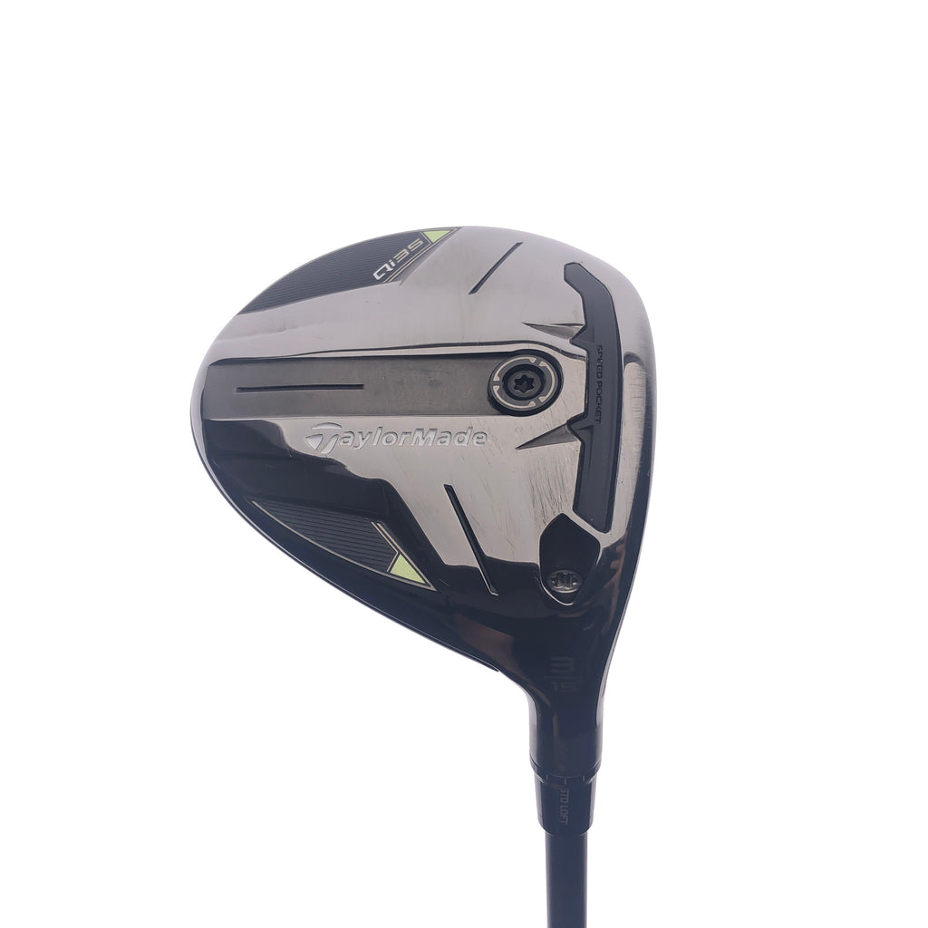 Used TaylorMade Qi35 3 Fairway Wood / 15 Degrees / X-Stiff Flex