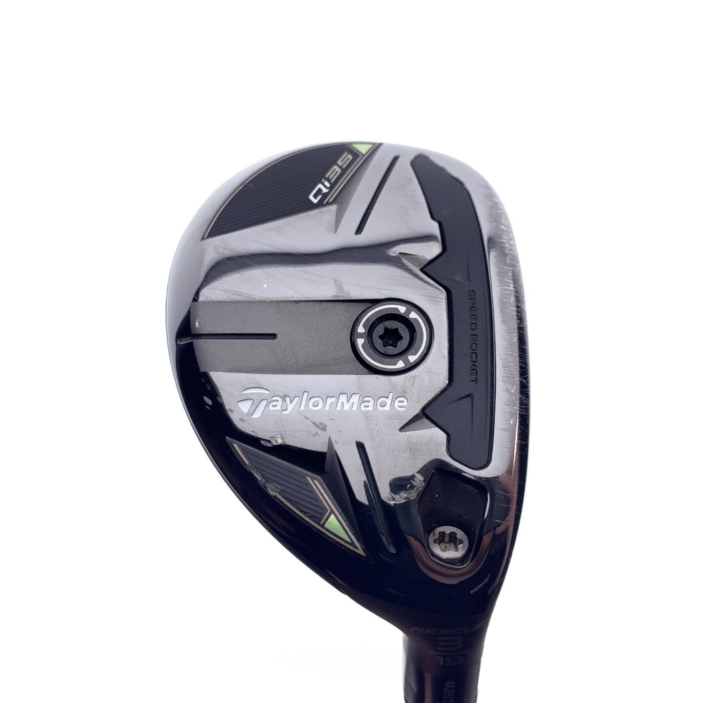 Used TaylorMade Qi35 3 Hybrid / 19 Degrees / Stiff Flex