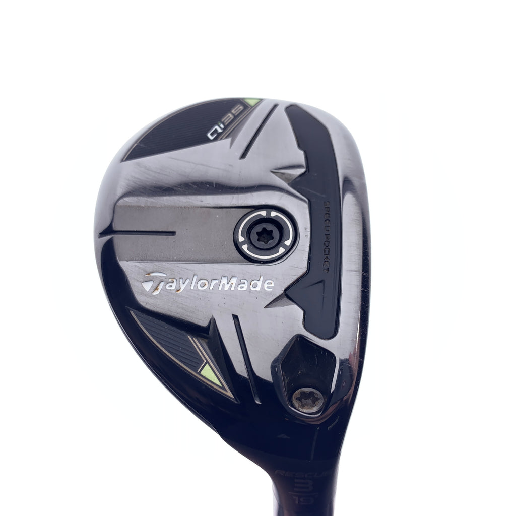 Used TaylorMade Qi35 3 Hybrid / 19 Degrees / Stiff Flex