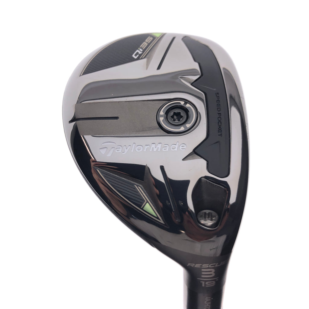 Used TaylorMade Qi35 3 Hybrid / 19 Degrees / Stiff Flex