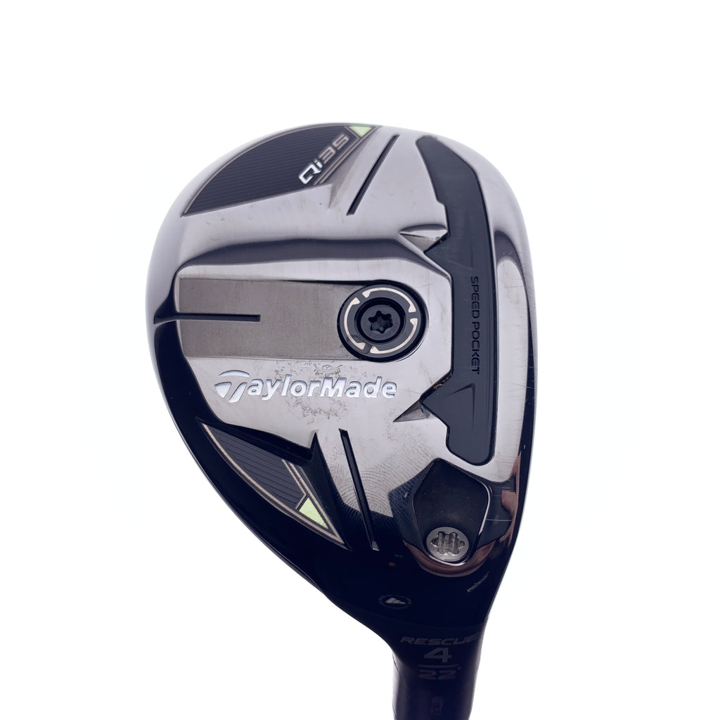 Used TaylorMade Qi35 4 Hybrid / 22 Degrees / Regular Flex
