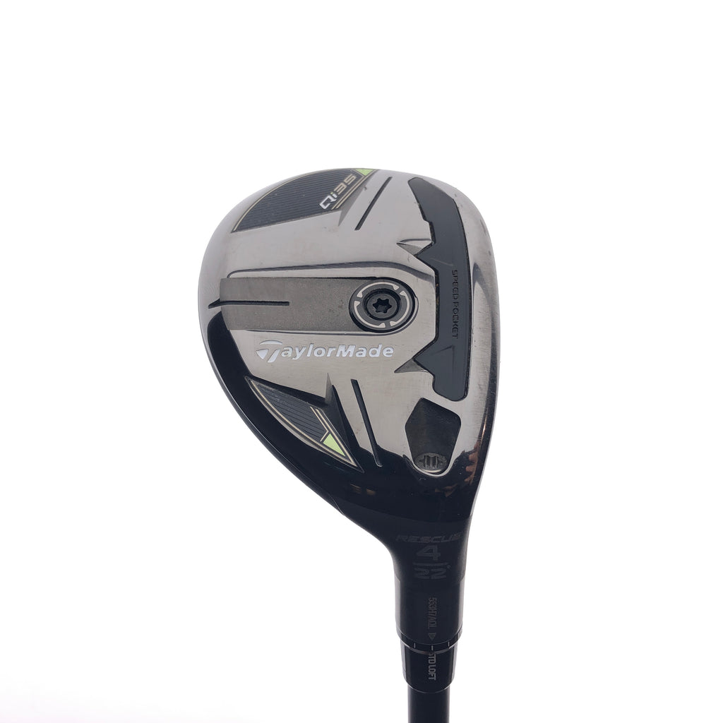 Used TaylorMade Qi35 4 Hybrid / 22 Degrees / Stiff Flex