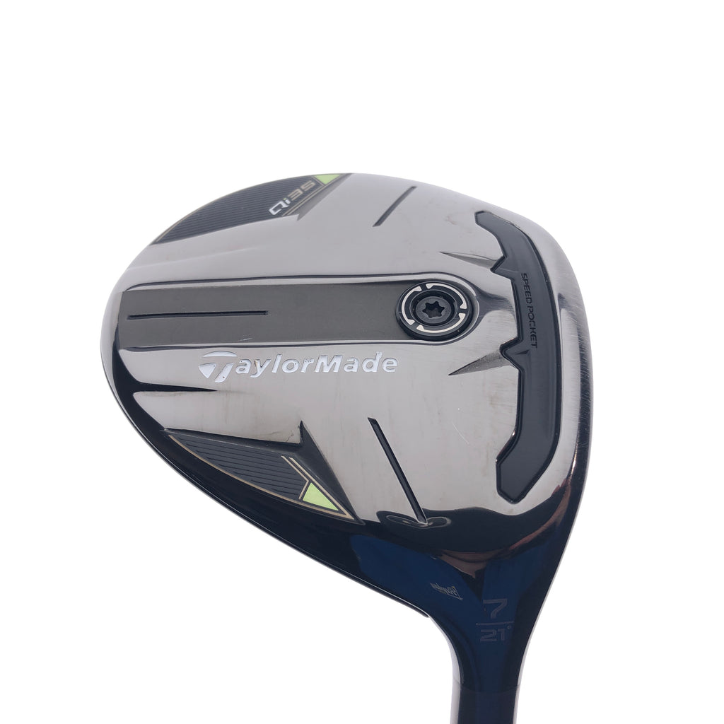 Used TaylorMade Qi35 7 Fairway Wood / 21 Degrees / VELOCORE Stiff Flex