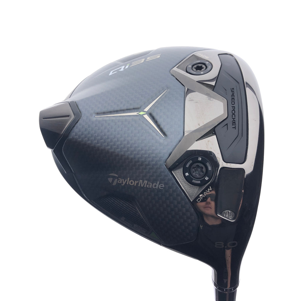 Used TaylorMade Qi35 LS Driver / 8.0 Degrees / Stiff Flex / VeloCore+ Black 6-S