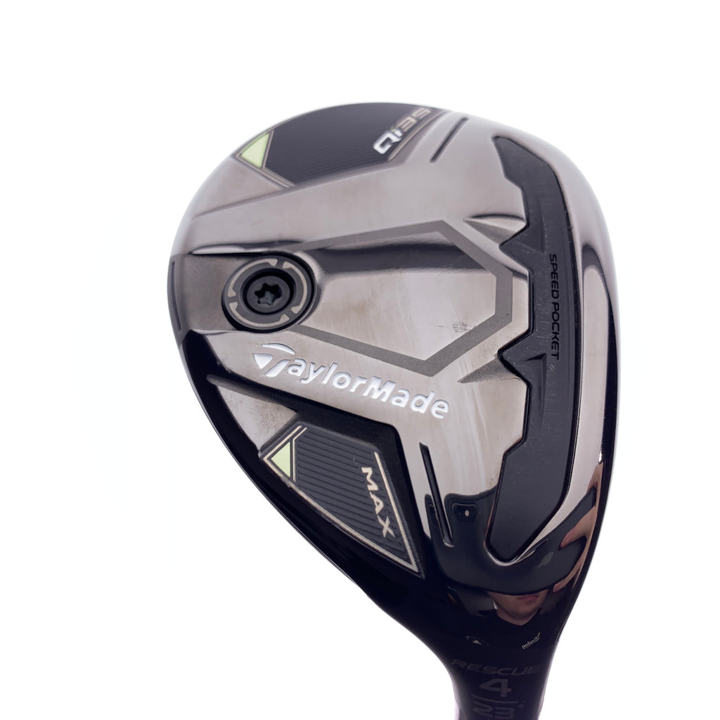 Used TaylorMade Qi35 Max 4 Hybrid / 23 Degrees / Regular Flex