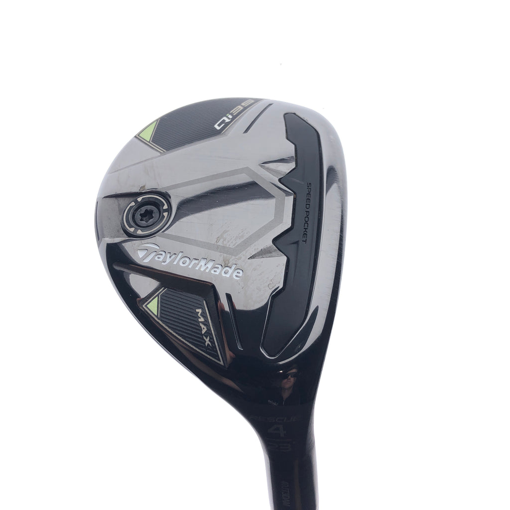 Used TaylorMade Qi35 Max 4 Hybrid / 23.0 Degrees / Regular Flex