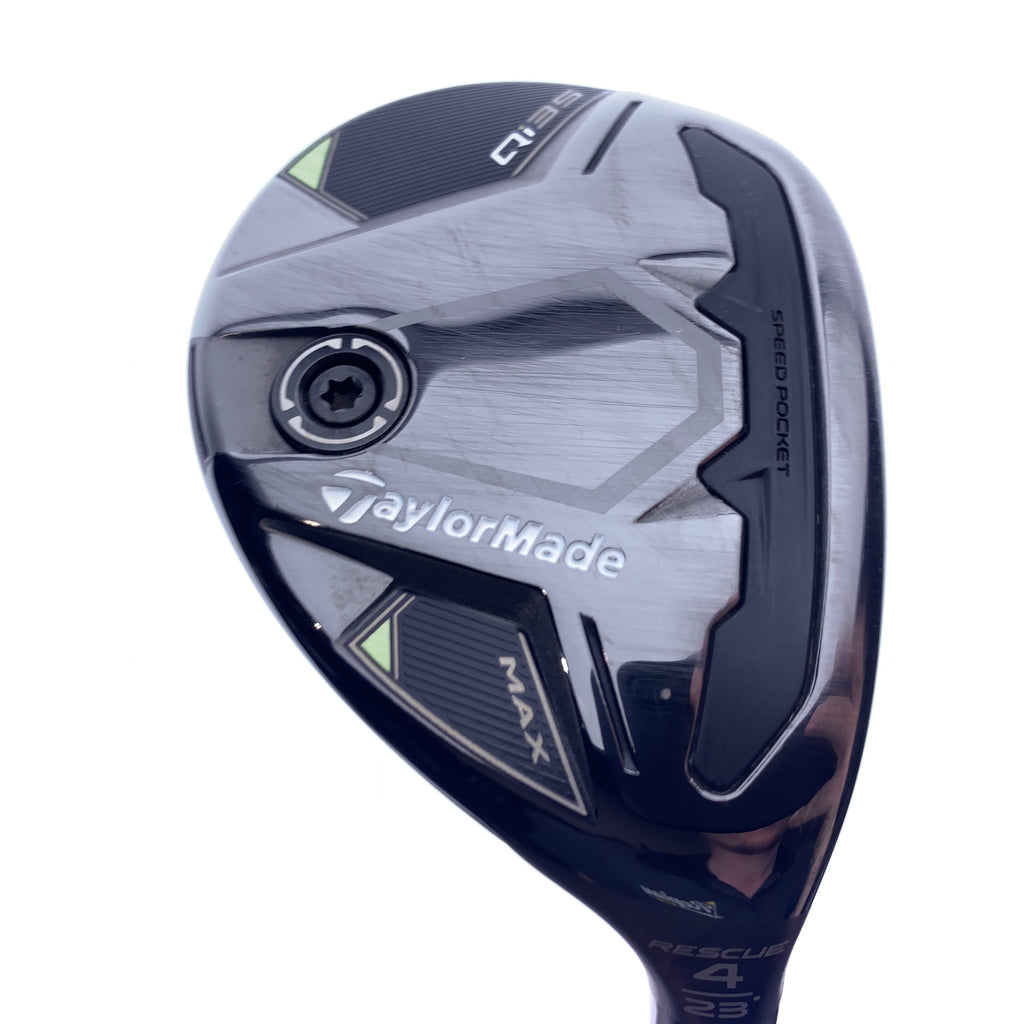 Used TaylorMade Qi35 Max 4 Hybrid / 23.0 Degrees / Regular Flex