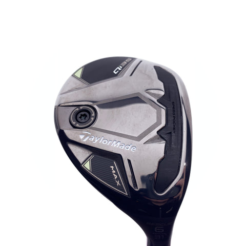 Used TaylorMade Qi35 Max 6 Hybrid / 31 Degrees / A Flex