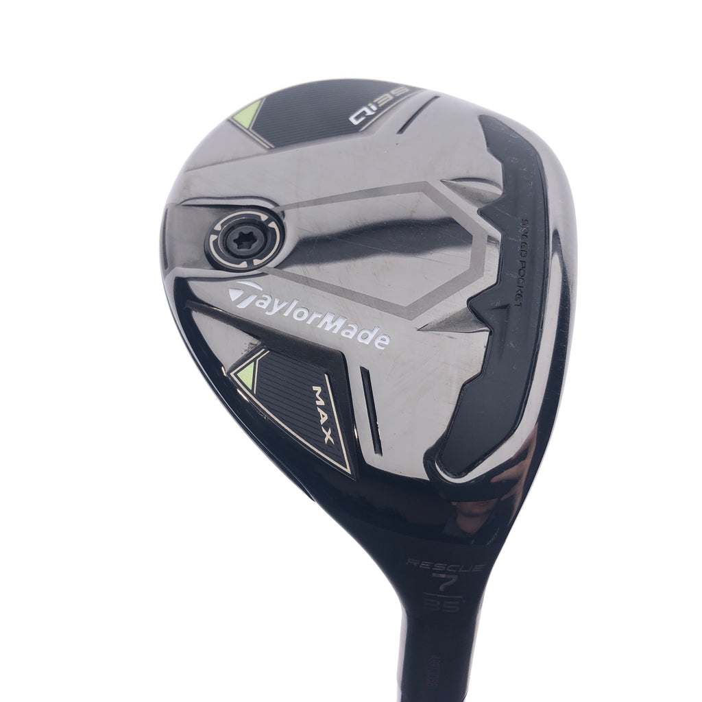 Used TaylorMade Qi35 Max 7 Hybrid / 35 Degrees / Regular Flex