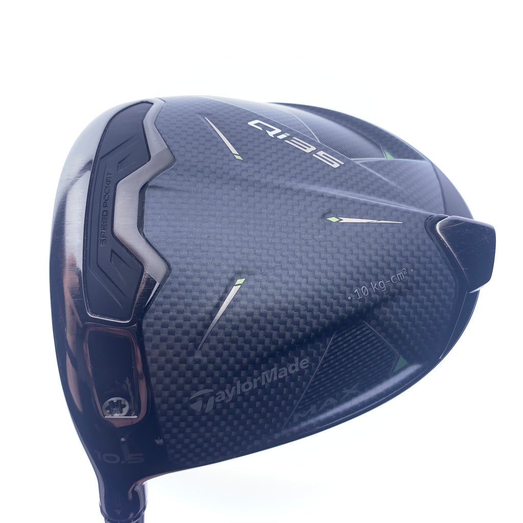 Used TaylorMade Qi35 Max Driver / 10.5 Degrees / Stiff Flex / Left-Handed