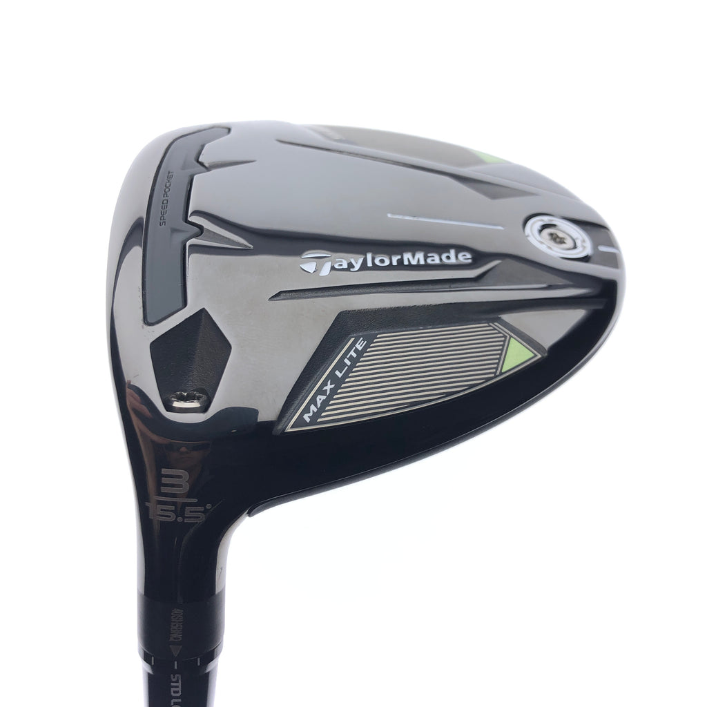 Used TaylorMade Qi35 Max Lite 3 Fairway Wood / 15.5 Degrees / Regular Flex / L-H