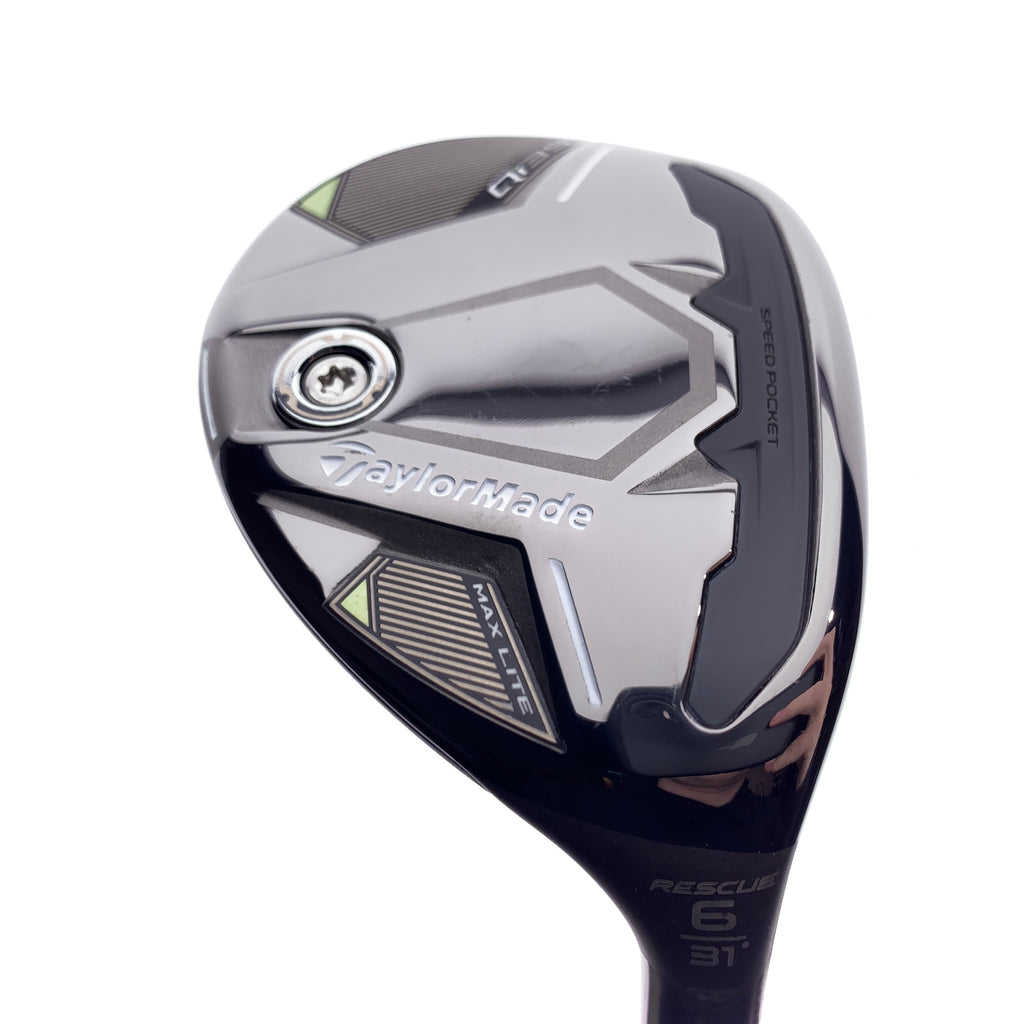 Used TaylorMade Qi35 Max Lite 6 Hybrid / 31 Degrees / Soft Regular Flex