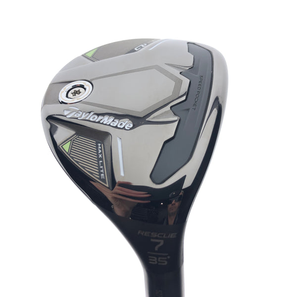 Used TaylorMade Qi35 Max Lite 7 Hybrid / 35 Degrees / Soft Regular Flex