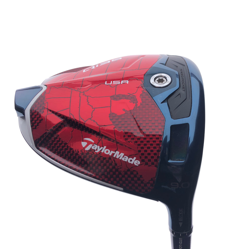 Used TaylorMade Qi35 Teams Edition USA Driver / 9.0 Degrees / Stiff Flex