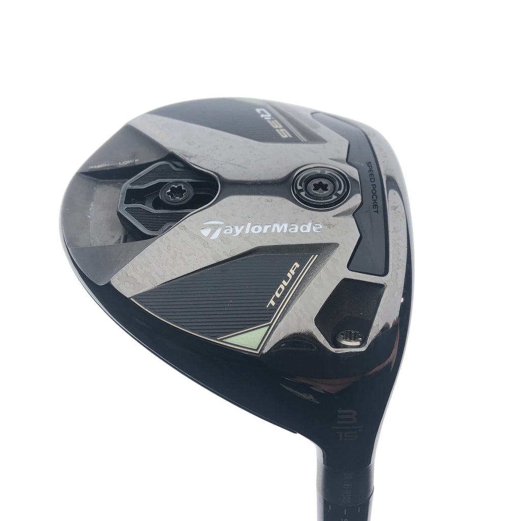 Used TaylorMade Qi35 Tour 3 Fairway Wood / 15 Degrees / VELOCORE X-Stiff Flex