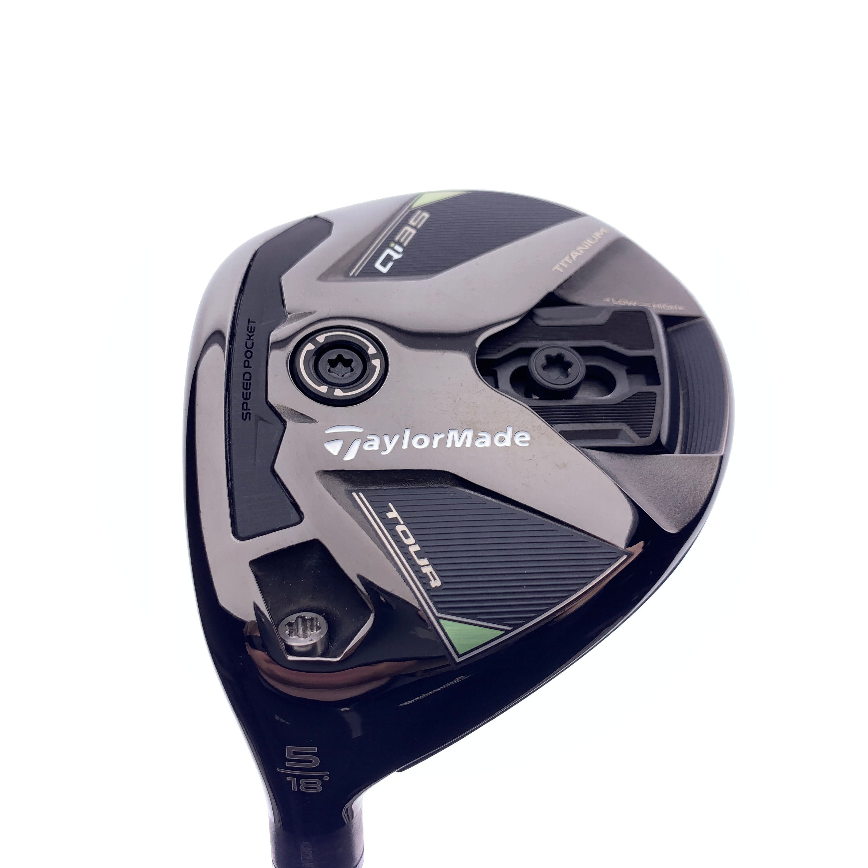Used TaylorMade Qi35 Tour 5 Fairway Wood / 18 Degrees / Regular / Left-Handed