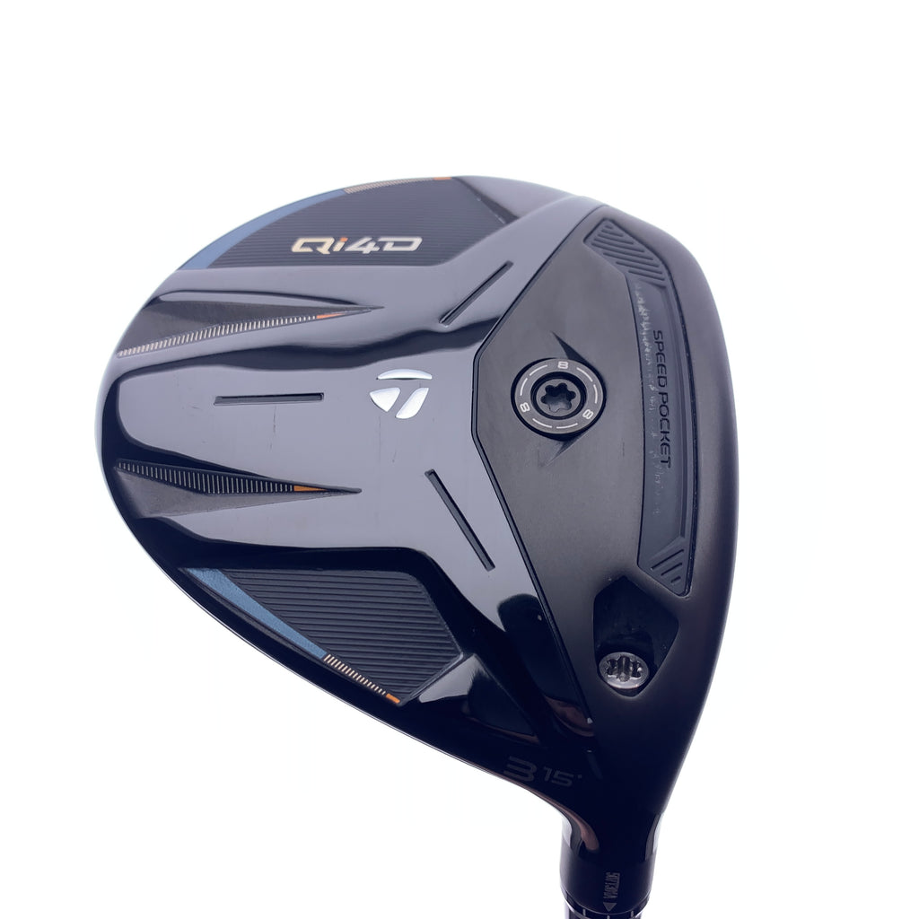 Used TaylorMade Qi4D 3 Fairway Wood / 15 Degrees / Stiff Flex