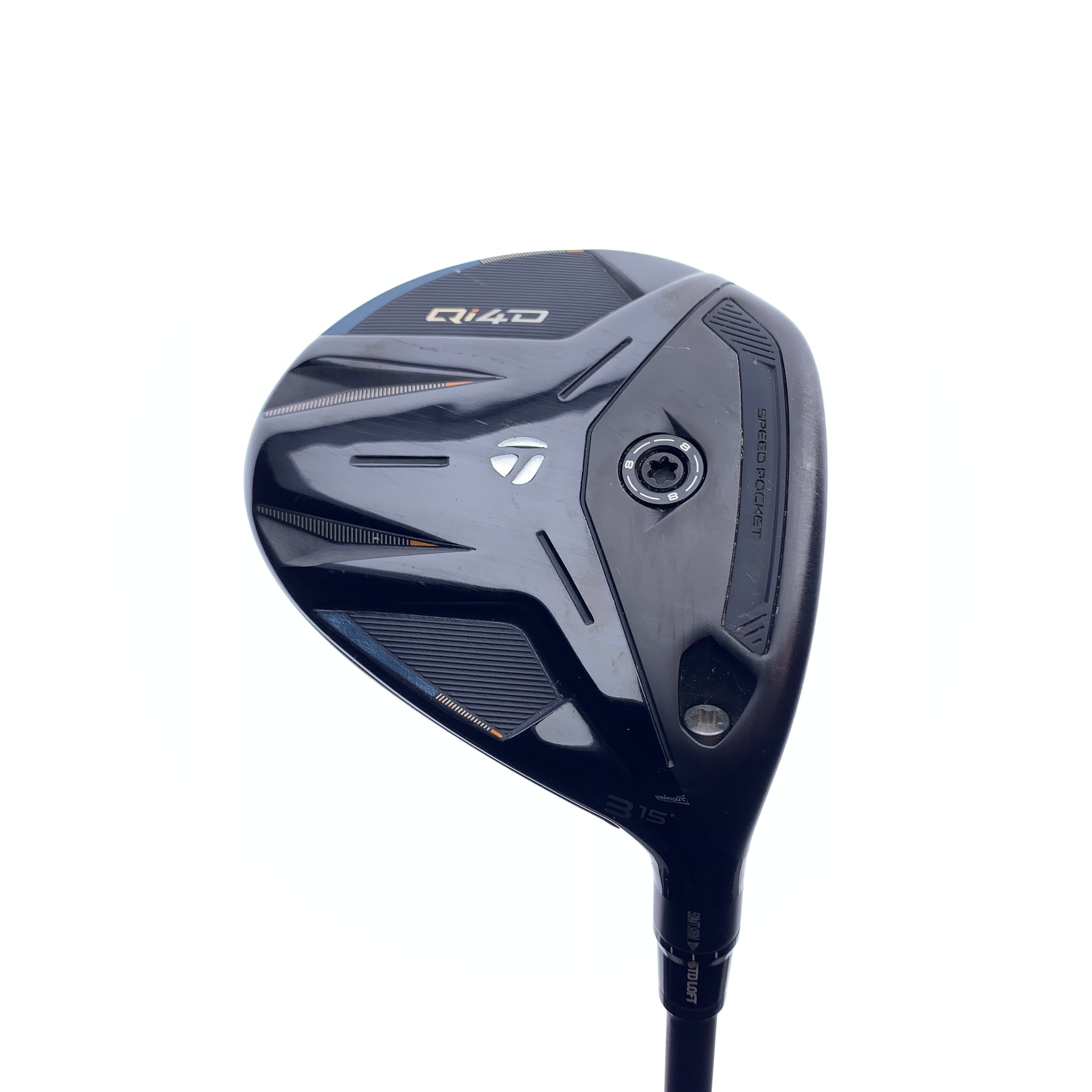 Used TaylorMade Qi4D 3 Fairway Wood / 15.0 Degrees / Regular Flex