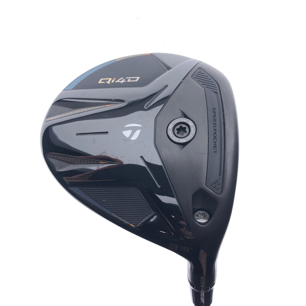 Used TaylorMade Qi4D 3 Fairway Wood / 15.0 Degrees / Stiff Flex