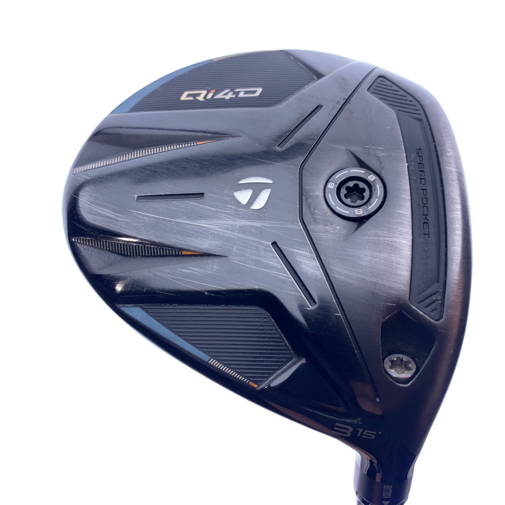 Used TaylorMade Qi4D 3 Fairway Wood / 15.0 Degrees / X-Stiff Flex