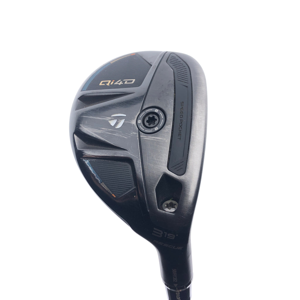 Used TaylorMade Qi4D 3 Hybrid / 19 Degrees / Stiff Flex