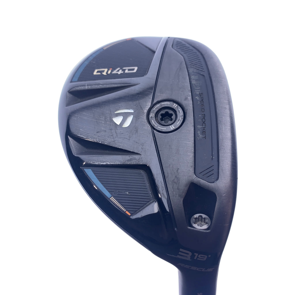 Used TaylorMade Qi4D 3 Hybrid / 19 Degrees / Stiff Flex