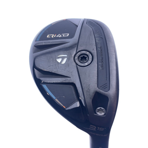 Used TaylorMade Qi4D 3 Hybrid / 19 Degrees / Stiff Flex