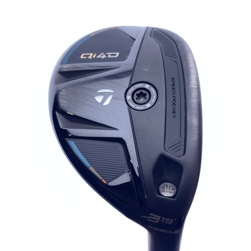 Used TaylorMade Qi4D 3 Hybrid / 19.0 Degrees / Stiff Flex