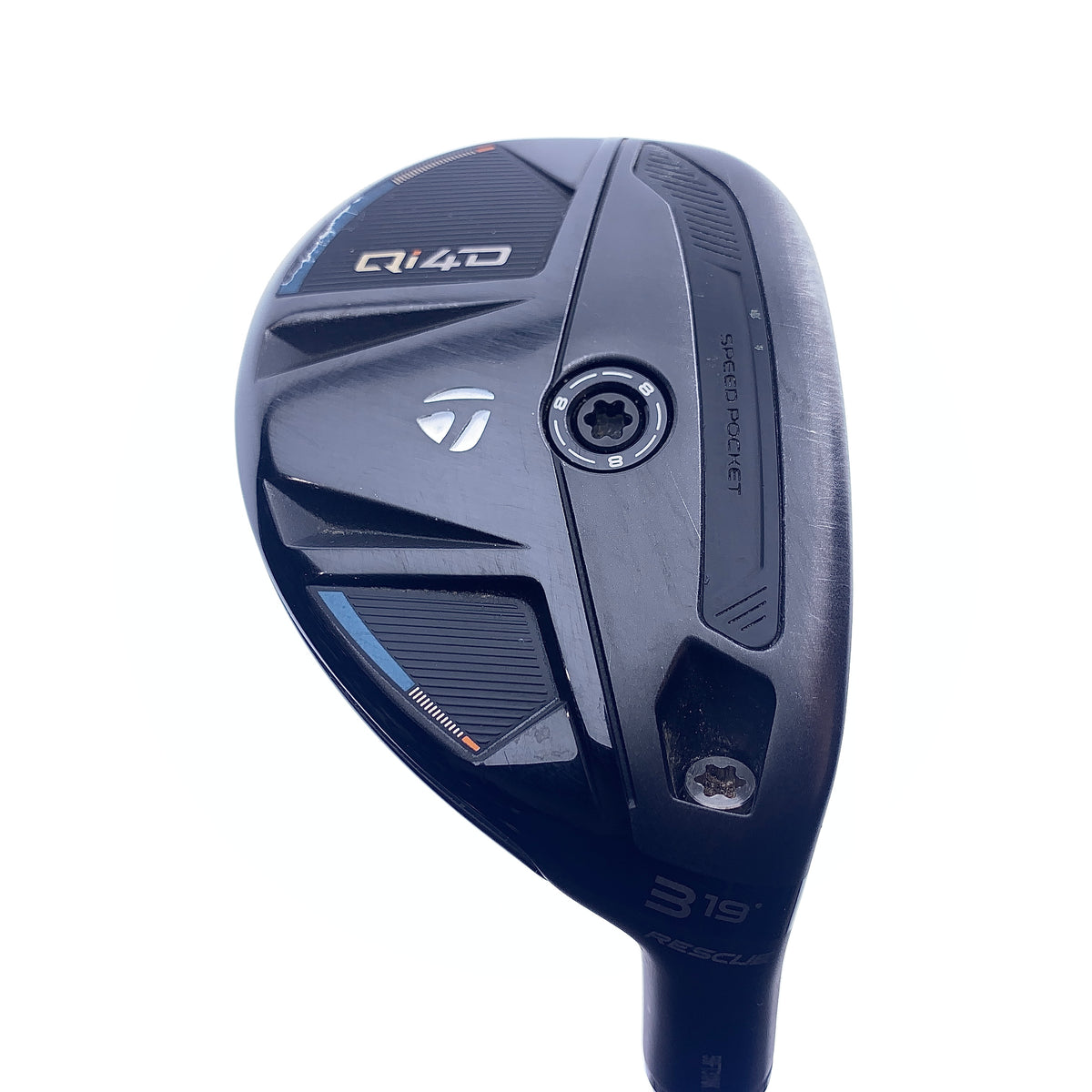 Used TaylorMade Qi4D 3 Hybrid / 19.0 Degrees / Stiff Flex