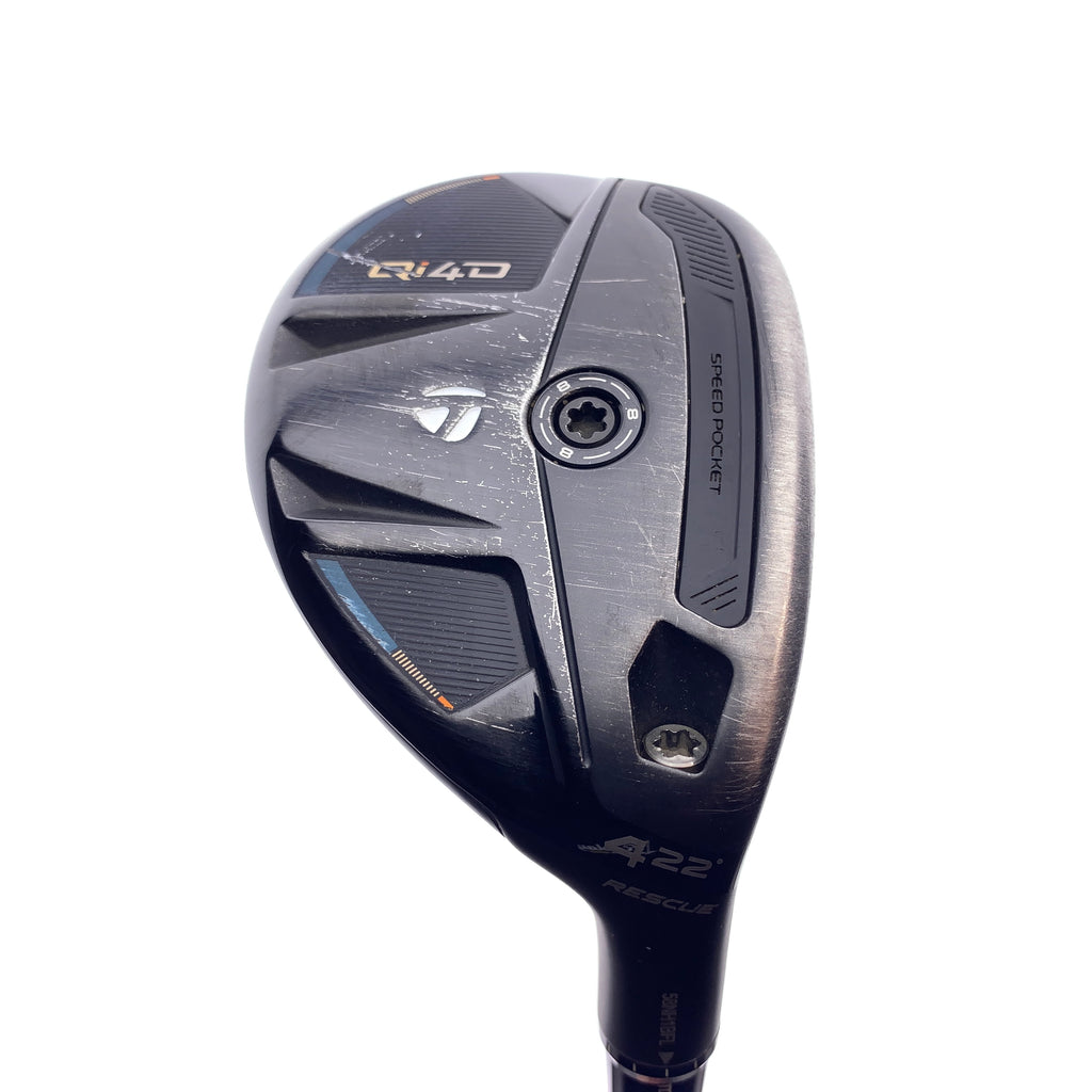 Used TaylorMade Qi4D 4 Hybrid / 22.0 Degrees / Regular Flex