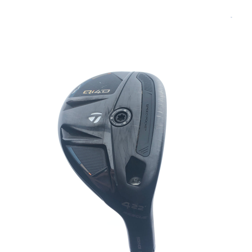 Used TaylorMade Qi4D 4 Hybrid / 22.0 Degrees / Regular Flex