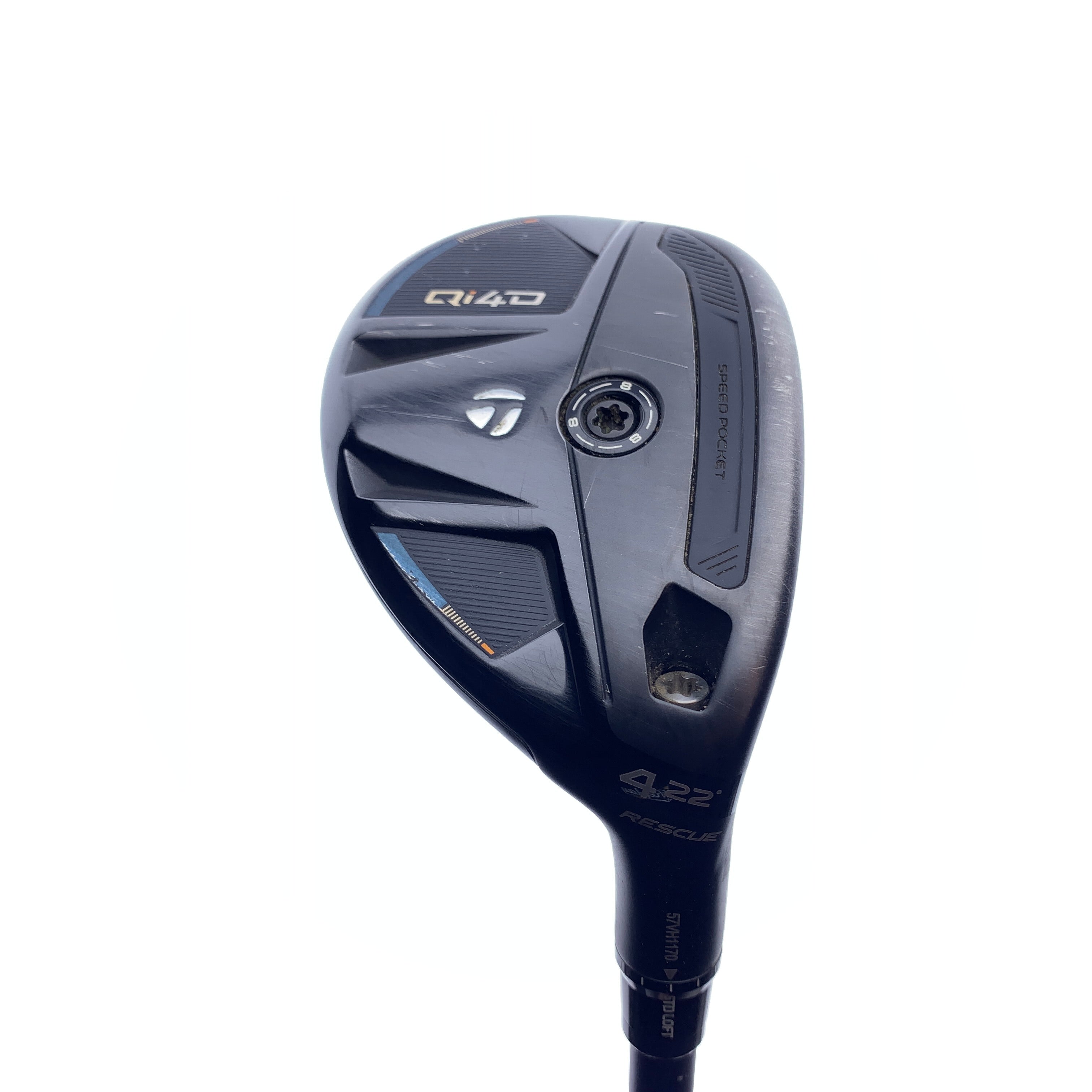 Used TaylorMade Qi4D 4 Hybrid / 22.0 Degrees / Regular Flex
