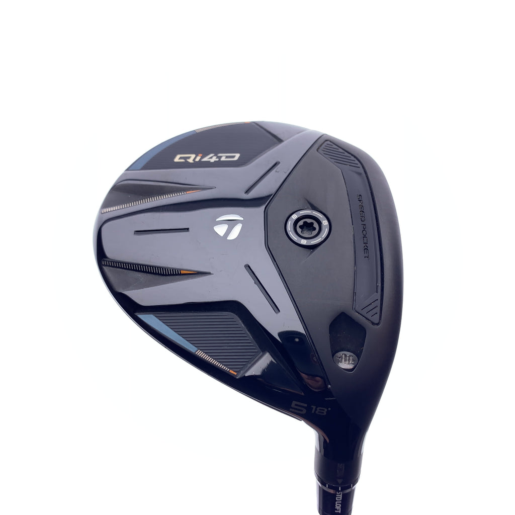 Used TaylorMade Qi4D 5 Fairway Wood / 18 Degrees / Stiff Flex