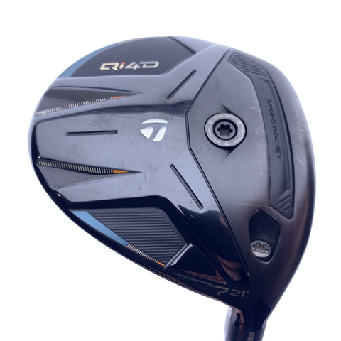 Used TaylorMade Qi4D 7 Fairway Wood / 21.0 Degrees / TX Flex