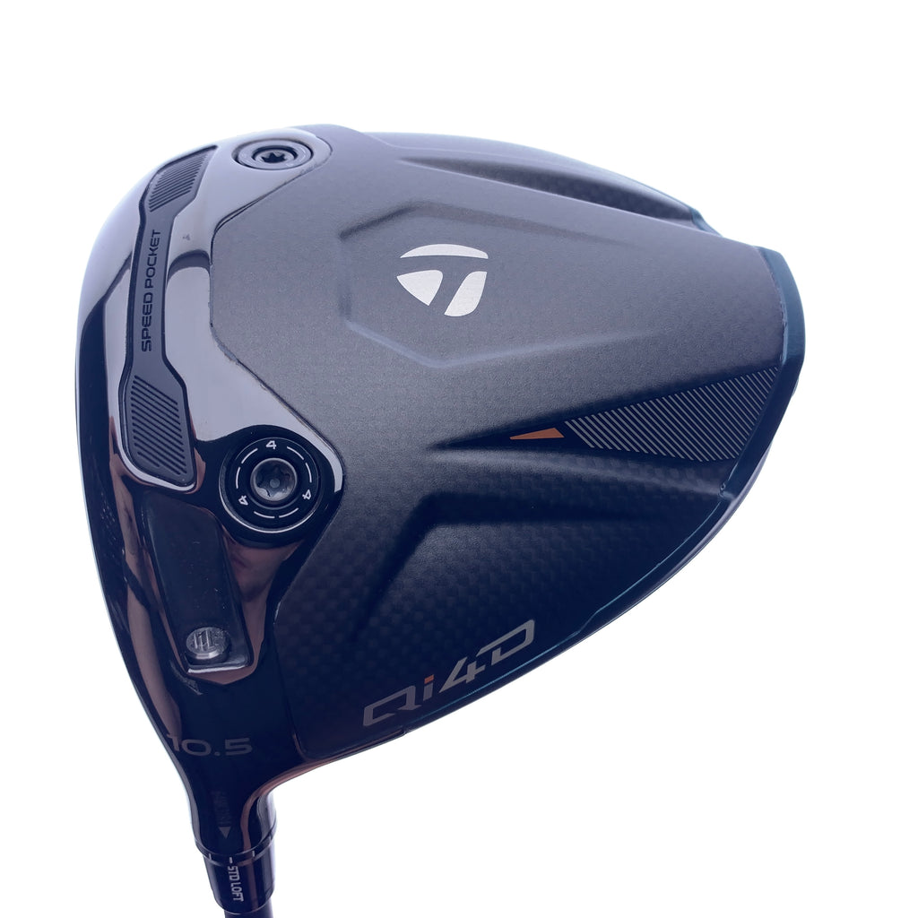 Used TaylorMade Qi4D Driver / 10.5 Degrees / Stiff Flex / Left-Handed