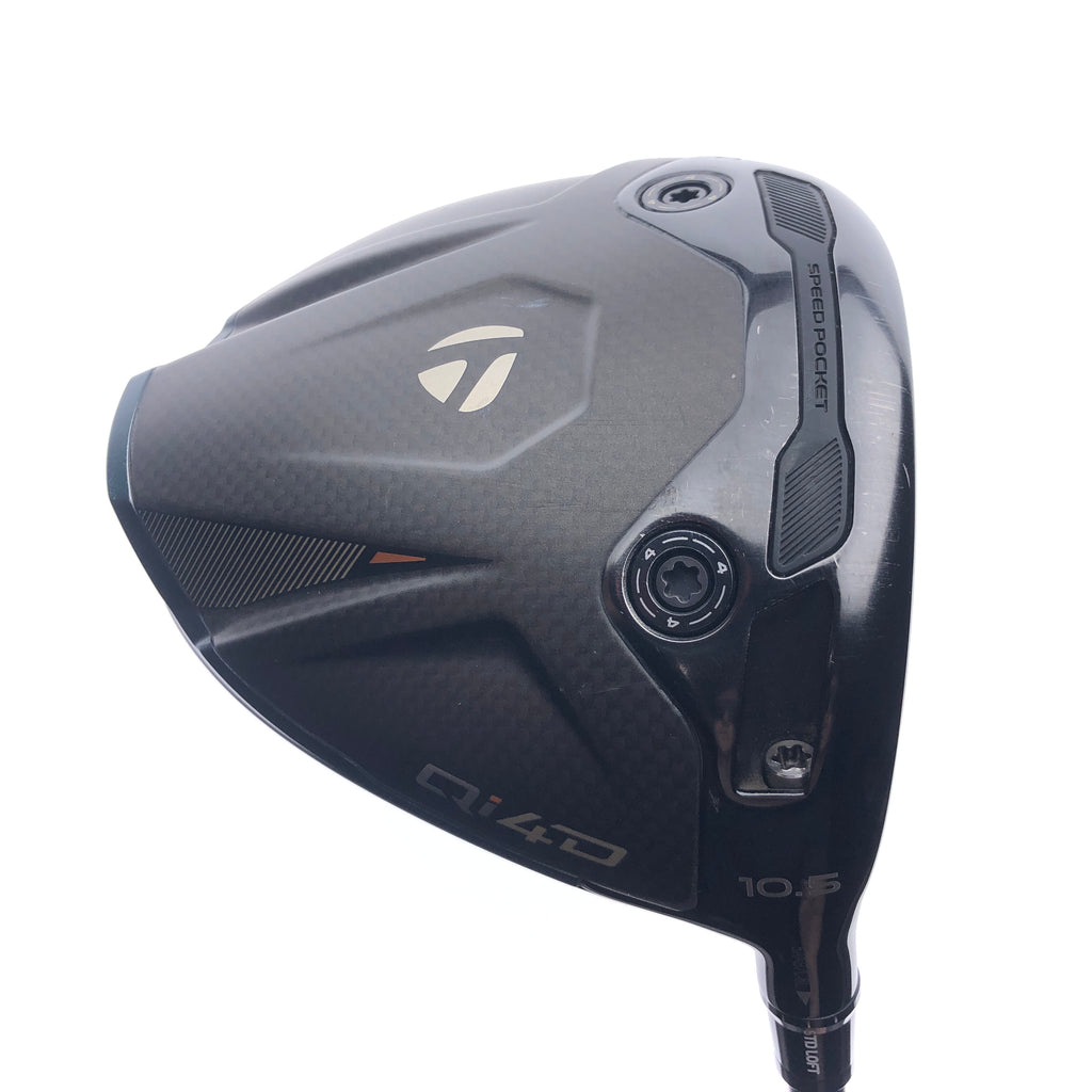 Used TaylorMade Qi4D Driver / 10.5 Degrees / Stiff Flex