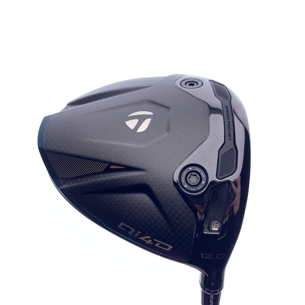Used TaylorMade Qi4D Driver / 12.0 Degrees / Stiff Flex